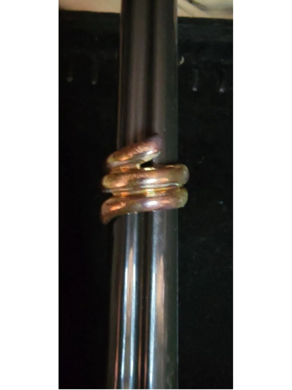 Sterling Silver Modernist Wrap Ring Size 6.5 Statement Ring 9.76g Tested 925 33